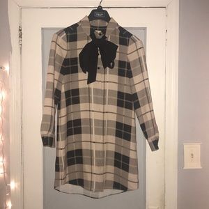 Kate Spade woodland plaid griffin dress